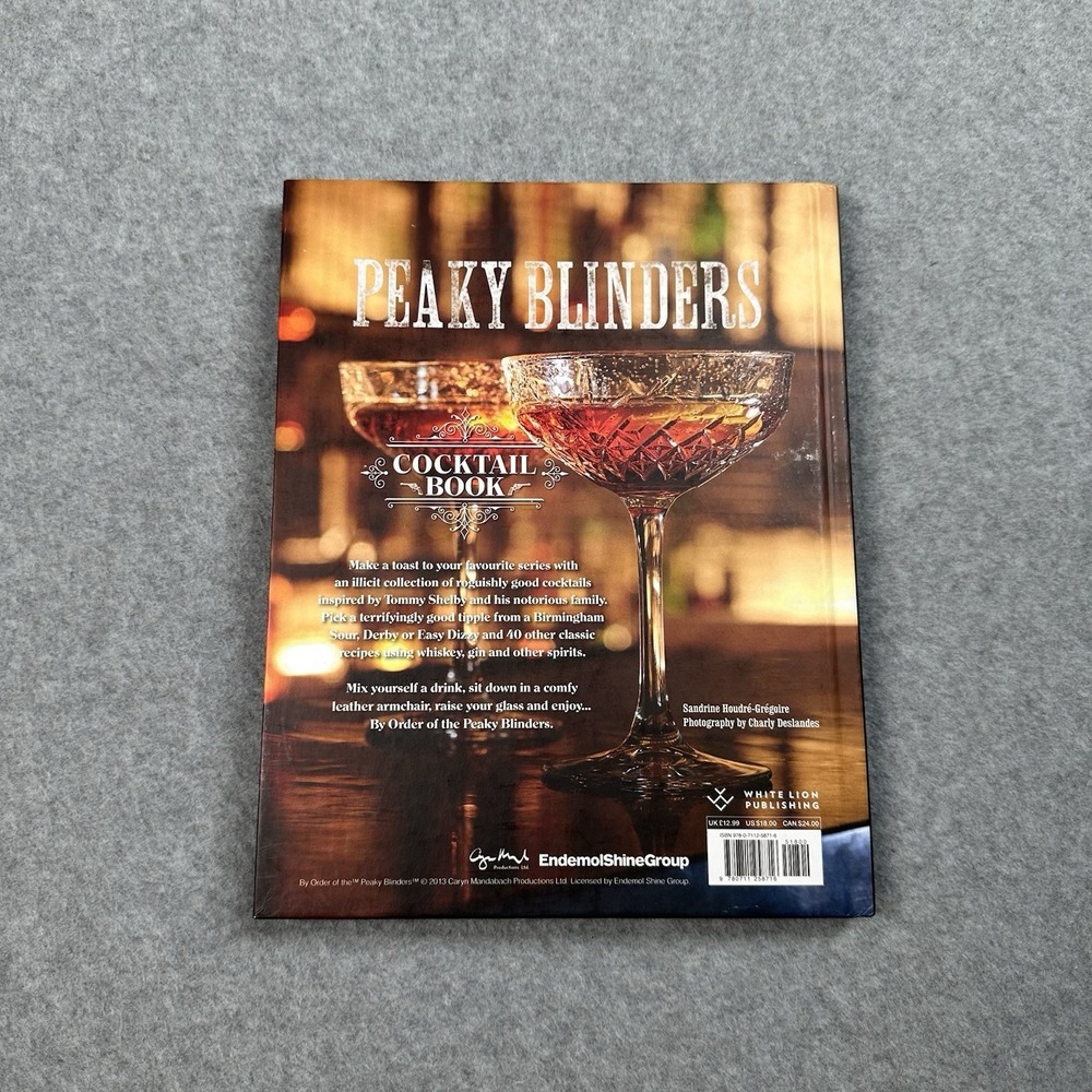 Peaky Blinders Cocktail Book Shelby Company Ltd Hardcover 40 Recipes - Picture 3 of 12